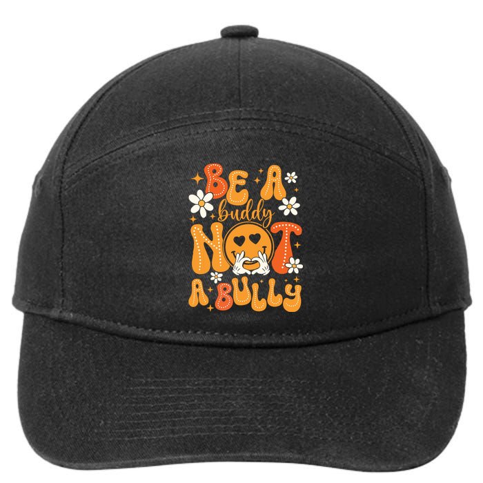 Be A Buddy Not A Bully Unity Day Orange Anti Bullying 7-Panel Snapback Hat