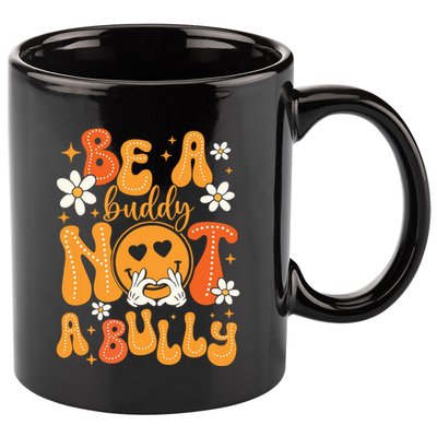 Be A Buddy Not A Bully Unity Day Orange Anti Bullying 11oz C Handle Ceramic Mug