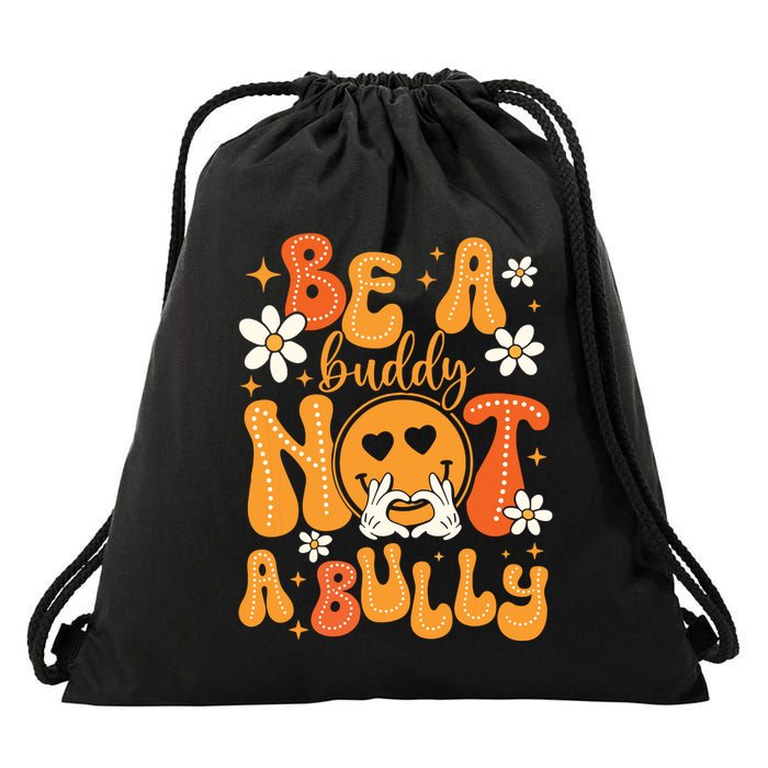 Be A Buddy Not A Bully Unity Day Orange Anti Bullying Drawstring Bag