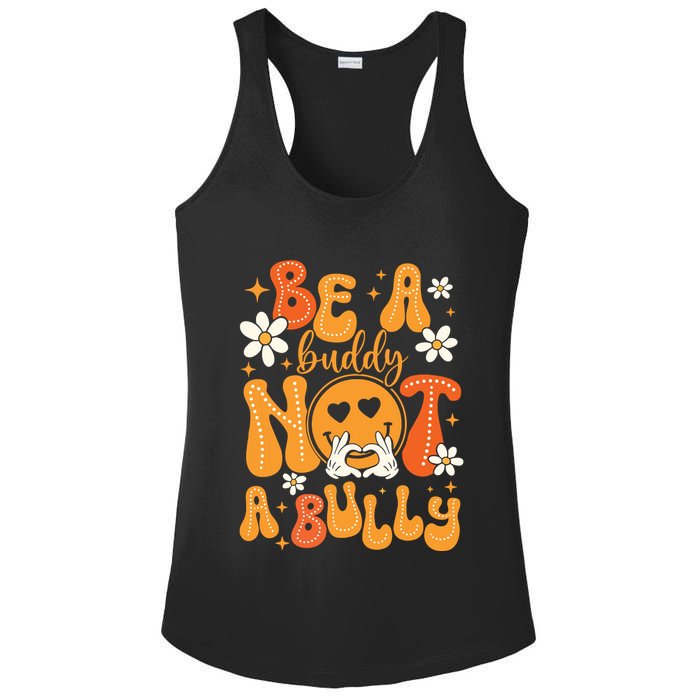 Be A Buddy Not A Bully Unity Day Orange Anti Bullying Ladies PosiCharge Competitor Racerback Tank