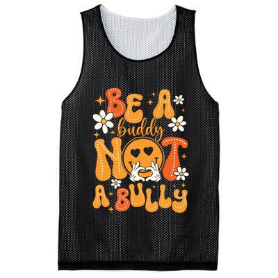 Be A Buddy Not A Bully Unity Day Orange Anti Bullying Mesh Reversible Basketball Jersey Tank