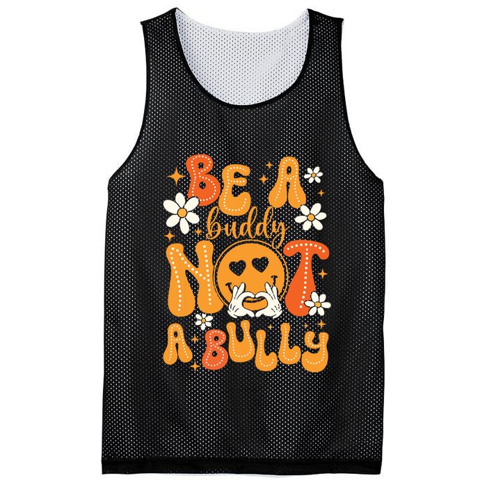 Be A Buddy Not A Bully Unity Day Orange Anti Bullying Mesh Reversible Basketball Jersey Tank