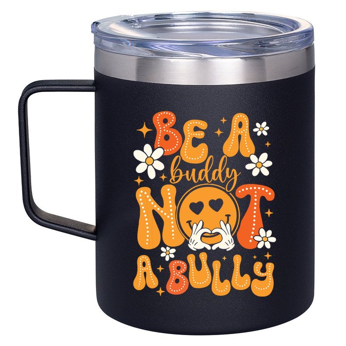 Be A Buddy Not A Bully Unity Day Orange Anti Bullying 12oz Stainless Steel Coffee Mug