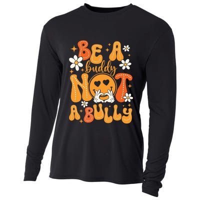 Be A Buddy Not A Bully Unity Day Orange Anti Bullying Cooling Performance Long Sleeve Crew