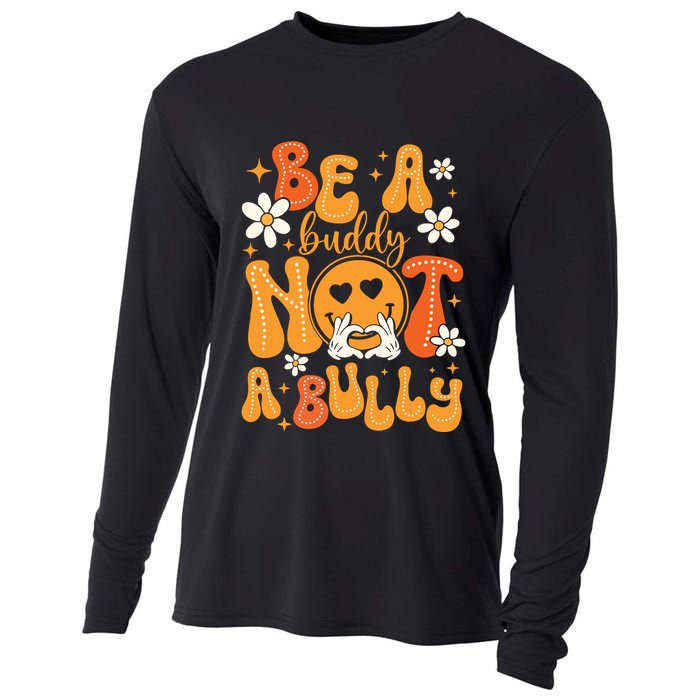 Be A Buddy Not A Bully Unity Day Orange Anti Bullying Cooling Performance Long Sleeve Crew