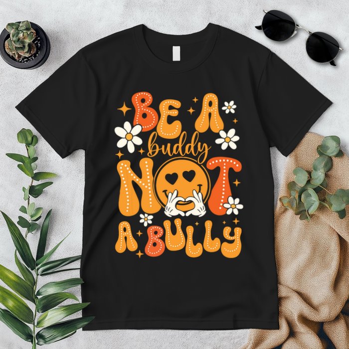 Be A Buddy Not A Bully Unity Day Orange Anti Bullying Premium T-Shirt