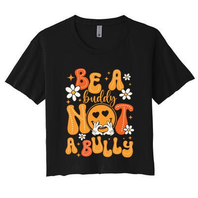 Be A Buddy Not A Bully Unity Day Orange Anti Bullying Crop Top