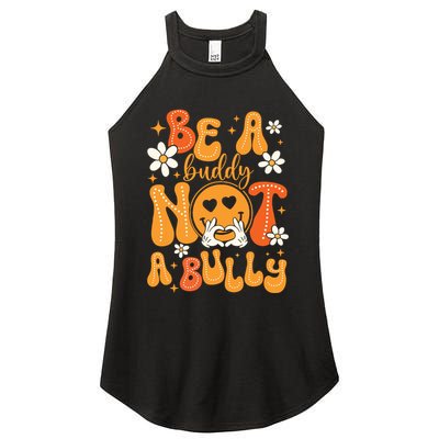 Be A Buddy Not A Bully Unity Day Orange Anti Bullying Women's Perfect Tri Rocker Tank