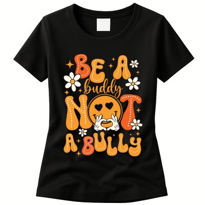 Be A Buddy Not A Bully Unity Day Orange Anti Bullying Womens T-Shirt