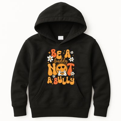 Be A Buddy Not A Bully Unity Day Orange Anti Bullying Kids Hoodie