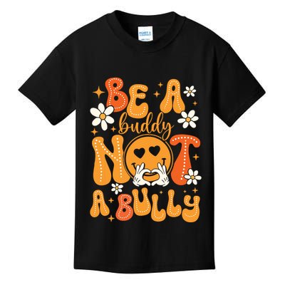 Be A Buddy Not A Bully Unity Day Orange Anti Bullying Kids T-Shirt