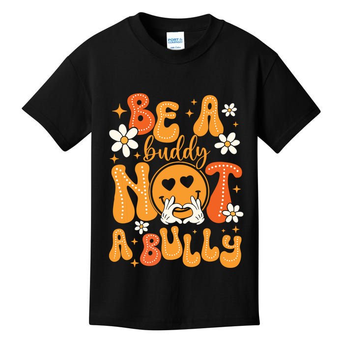 Be A Buddy Not A Bully Unity Day Orange Anti Bullying Kids T-Shirt