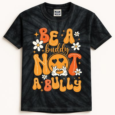 Be A Buddy Not A Bully Unity Day Orange Anti Bullying Kids Tie-Dye T-Shirt