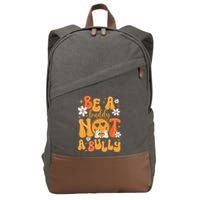 Be A Buddy Not A Bully Unity Day Orange Anti Bullying Cotton Canvas Backpack