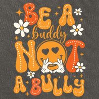 Be A Buddy Not A Bully Unity Day Orange Anti Bullying Cotton Canvas Backpack