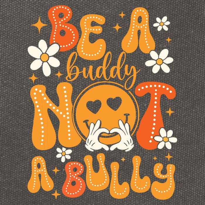Be A Buddy Not A Bully Unity Day Orange Anti Bullying Cotton Canvas Backpack