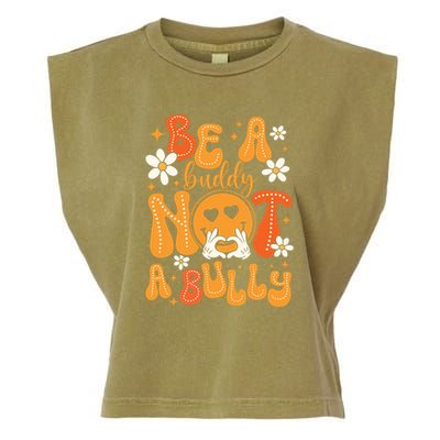 Be A Buddy Not A Bully Unity Day Orange Anti Bullying Garment-Dyed Women's Muscle Tee