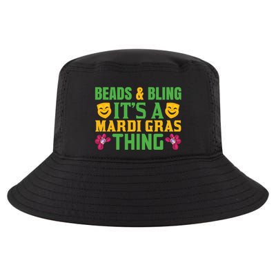 Beads And Bling It's A Mardi Gras Things Cool Comfort Performance Bucket Hat