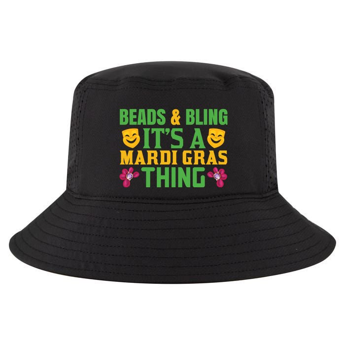 Beads And Bling It's A Mardi Gras Things Cool Comfort Performance Bucket Hat