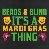 Beads And Bling It's A Mardi Gras Things Cool Comfort Performance Bucket Hat