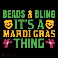 Beads And Bling It's A Mardi Gras Things Impact Tech Backpack