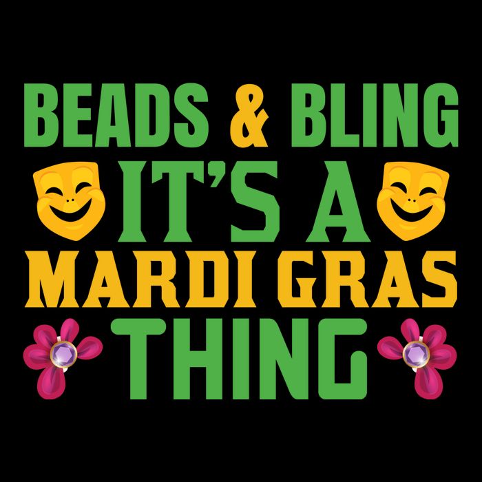 Beads And Bling It's A Mardi Gras Things Impact Tech Backpack