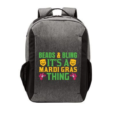 Beads And Bling It's A Mardi Gras Things Vector Backpack