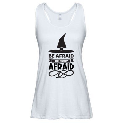 Be Afraid Be Very Afraid Ladies Essential Flowy Tank