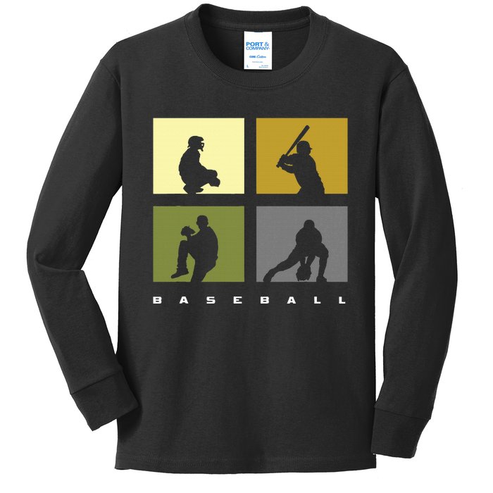 Baseball Apparel Baseball Kids Long Sleeve Shirt