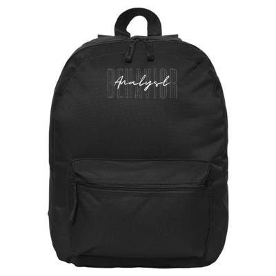 Behavior Analyst Behavior Analysis Diagnosing Behaviorism 16 in Basic Backpack