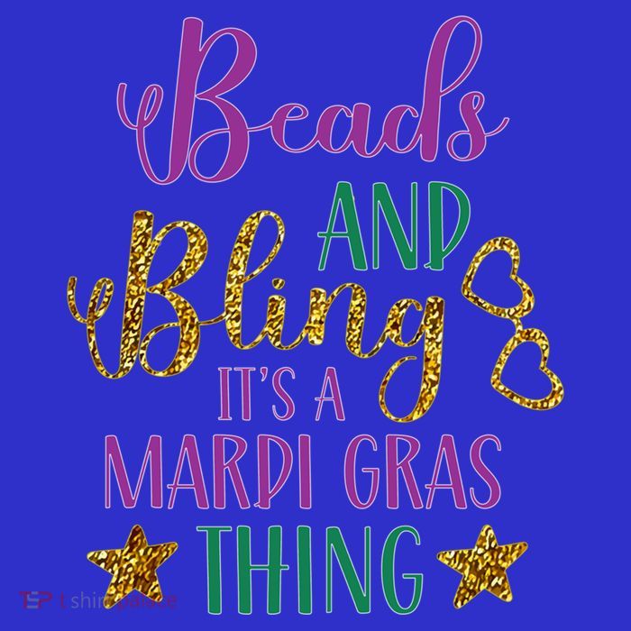Beads And Bling It's A Mardi Gras Thing Mardi Gras Gift 16 in Basic Backpack