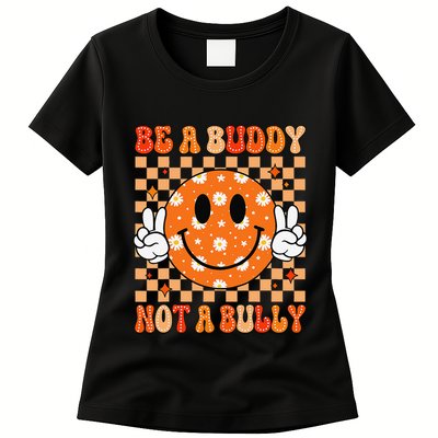 Be A Buddy Not A Bully Unity Day Orange Anti Bullying Gift Womens T-Shirt