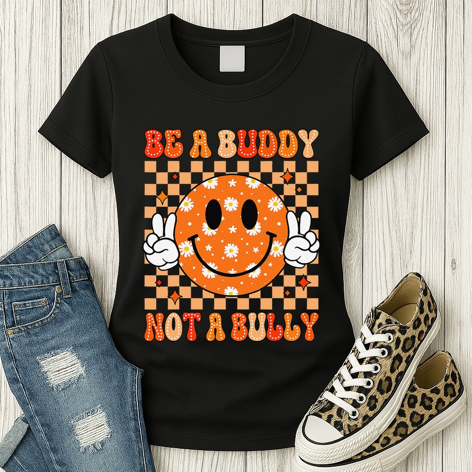 Be A Buddy Not A Bully Unity Day Orange Anti Bullying Gift Womens T-Shirt