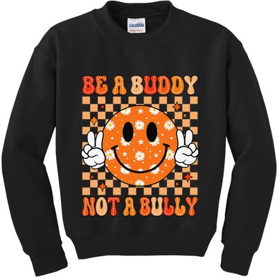 Be A Buddy Not A Bully Unity Day Orange Anti Bullying Gift Kids Sweatshirt