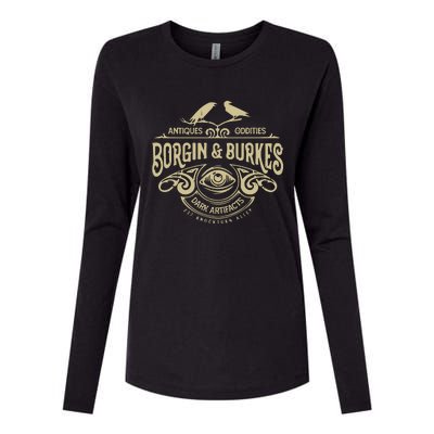 Borgin And Burkes Unusual And Ancient Wizarding Artifacts Womens Cotton Relaxed Long Sleeve T-Shirt