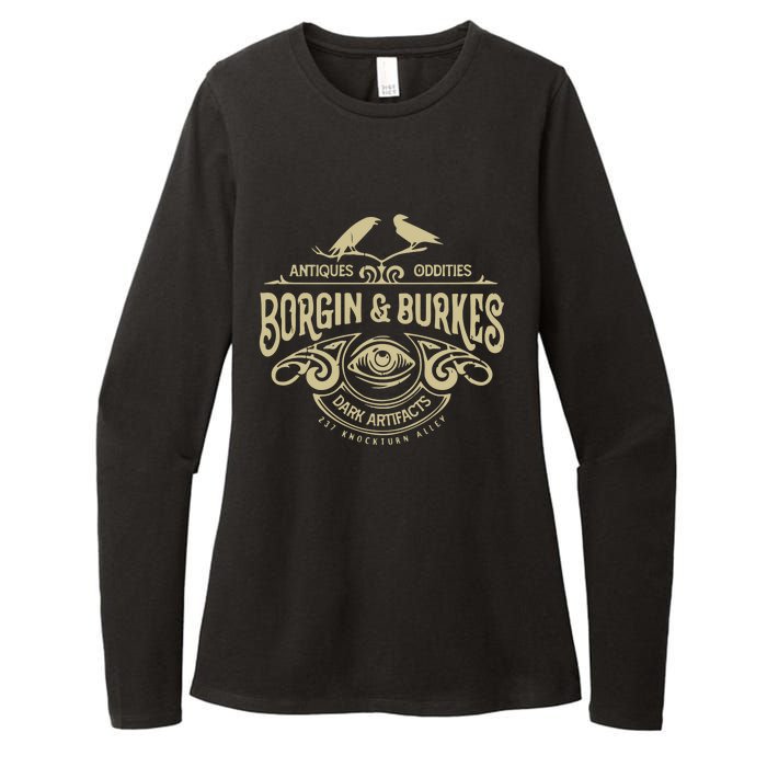 Borgin And Burkes Unusual And Ancient Wizarding Artifacts Womens CVC Long Sleeve Shirt