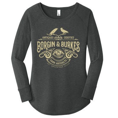 Borgin And Burkes Unusual And Ancient Wizarding Artifacts Women's Perfect Tri Tunic Long Sleeve Shirt