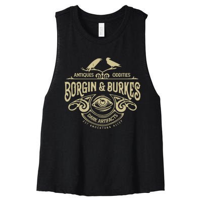 Borgin And Burkes Unusual And Ancient Wizarding Artifacts Women's Racerback Cropped Tank