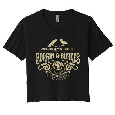 Borgin And Burkes Unusual And Ancient Wizarding Artifacts Women's Crop Top Tee