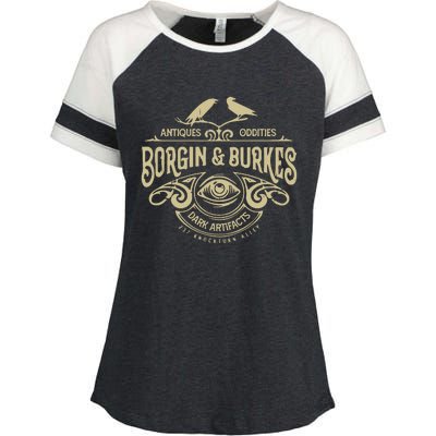 Borgin And Burkes Unusual And Ancient Wizarding Artifacts Enza Ladies Jersey Colorblock Tee