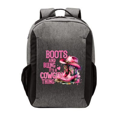 Boots And Bling ItS A Cowgirl Thing Rodeo Country Cowgirl Vector Backpack