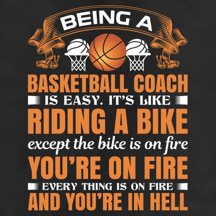 Being A Basketball Coach Is Easy Cool Comfort Performance Bucket Hat