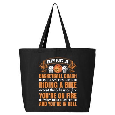 Being A Basketball Coach Is Easy 25L Jumbo Tote