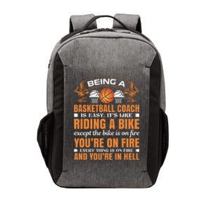 Being A Basketball Coach Is Easy Vector Backpack