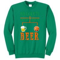 Brackets And Beer March Basketball College Sweatshirt