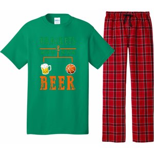 Brackets And Beer March Basketball College Pajama Set