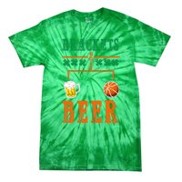 Brackets And Beer March Basketball College Tie-Dye T-Shirt