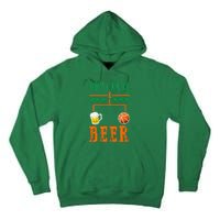 Brackets And Beer March Basketball College Tall Hoodie