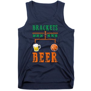 Brackets And Beer March Basketball College Tank Top