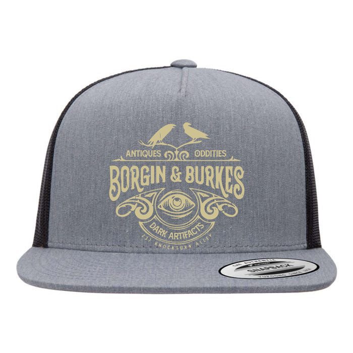 Borgin And Burkes Unusual And Ancient Wizarding Artifacts Flat Bill Trucker Hat